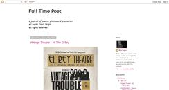 Desktop Screenshot of fulltimepoet.com